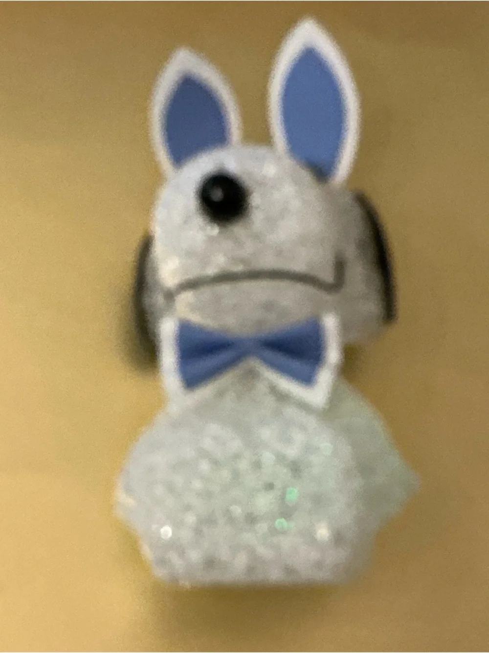 Bunny Ears Peanuts Snoopy Decorative Light Up Figurine